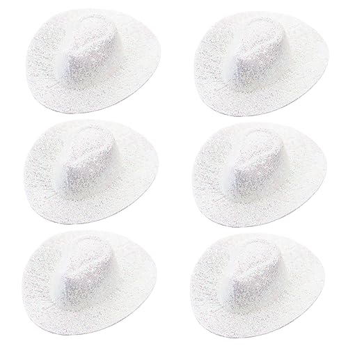 Yardwe 6Stücke Glitter Cowboy Hats for Crafting Decorative Western Party Accessories for Dolls for DIY Projects and Enhancing Doll Appearance Yardwe 6Stücke Glitter Cowboy Hats for Crafting Decorative Western Party Accessories for Dolls for DIY Projects and Enhancing Doll Appearance von Yardwe