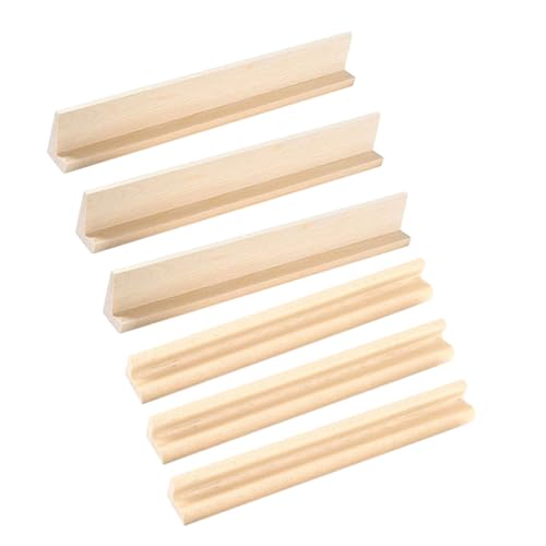 Yardwe 6Stücke Holz Sockel DIY Domino Tabletts Kreative Gestaltung Langlebig für Familienaktivitäten und Varianten Yardwe 6Stücke Holz Sockel DIY Domino Tabletts Kreative Gestaltung Langlebig für Familienaktivitäten und Varianten von Yardwe