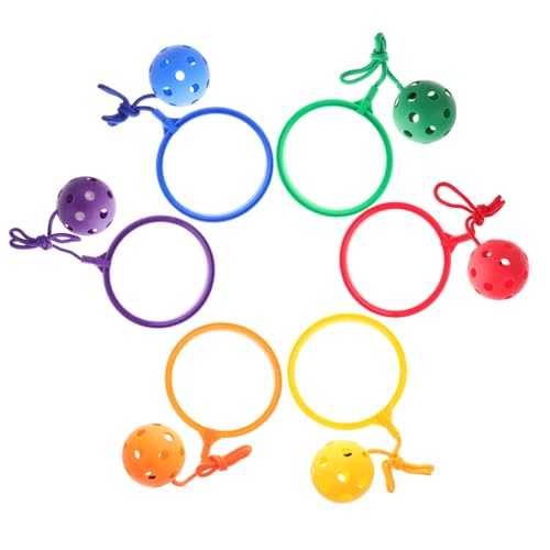 Yardwe 6Stücke Jump Ball Für Ankle Skip Ball Sicheres Und Langlebiges Fitnessspielzeug Zur Verbesserung Der Koordination Für Drinnen Und Draußen Für Jahre von Yardwe