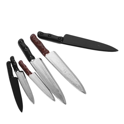Yardwe 6Stücke Küchenmesser aus Detailgetreue Cutter für Puppenhaus Szenen für Küchenzubehör und Puppenhaus Dekoration Yardwe 6Stücke Küchenmesser aus Detailgetreue Cutter für Puppenhaus Szenen für Küchenzubehör und Puppenhaus Dekoration von Yardwe