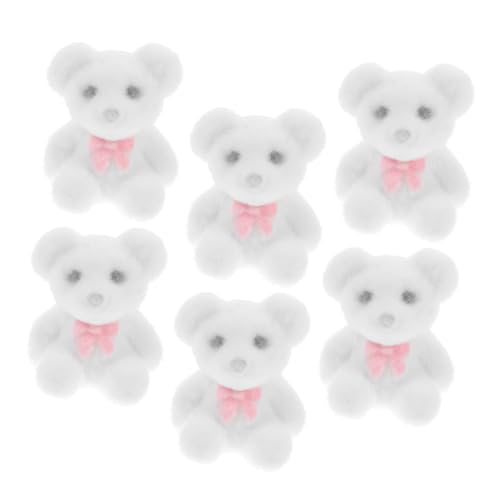 Yardwe 6Stücke Mini Beflockte Plüschtiere für Hochzeiten Geburtstagsfeiern und DIY Dekoration Weiche Tiere für Sammler Weiß Yardwe 6Stücke Mini Beflockte Plüschtiere für Hochzeiten Geburtstagsfeiern und DIY Dekoration Weiche Tiere für Sammler Weiß von Yardwe