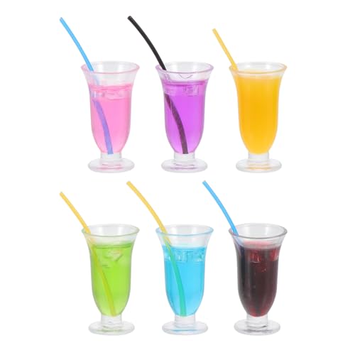 Yardwe 6-Teiliges Cocktail-Modell Mini-Spielzeug Haushaltsminiaturen Miniatur-Saftverzierungen Mini-Dinge Kinderspielzeug Miniatur-Zubehör Winzige Miniatur-Dinge Yardwe 6-Teiliges Cocktail-Modell Mini-Spielzeug Haushaltsminiaturen Miniatur-Saftverzierungen Mini-Dinge Kinderspielzeug Miniatur-Zubehör Winzige Miniatur-Dinge von Yardwe