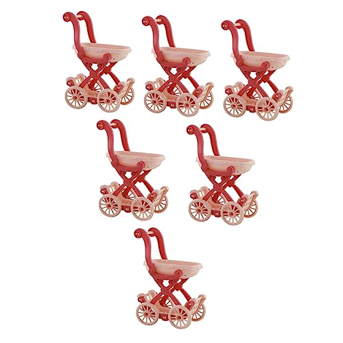 Yardwe 6Stücke Mini Einkaufswagen Für Puppen Zufällige Farben Als Mini Hausdekoration Und Puppenwagen Zubehör Kreative Spielwelten Und Sammlungen von Yardwe