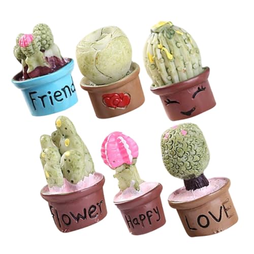 Yardwe 6Stücke Mini Figuren Dekoration Aus Harz Teiliges Mit Künstlichen Pflanzen Für Lebendige Raumgestaltung Für Schlafzimmer Wohnzimmer Yardwe 6Stücke Mini Figuren Dekoration Aus Harz Teiliges Mit Künstlichen Pflanzen Für Lebendige Raumgestaltung Für Schlafzimmer Wohnzimmer von Yardwe