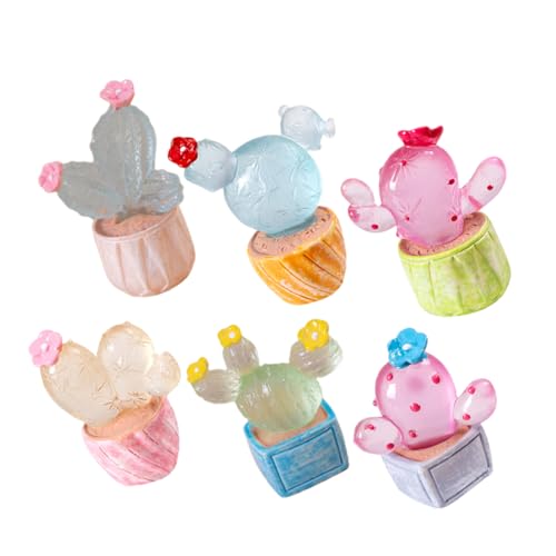 Yardwe 6Stücke Mini Kaktus Figuren Leuchtend Im Dunkeln Tischdekoration Für DIY Puppenhaus Und Mikro Landschaften Langlebig Und Sicher Für Gartenliebhaber Yardwe 6Stücke Mini Kaktus Figuren Leuchtend Im Dunkeln Tischdekoration Für DIY Puppenhaus Und Mikro Landschaften Langlebig Und Sicher Für Gartenliebhaber von Yardwe