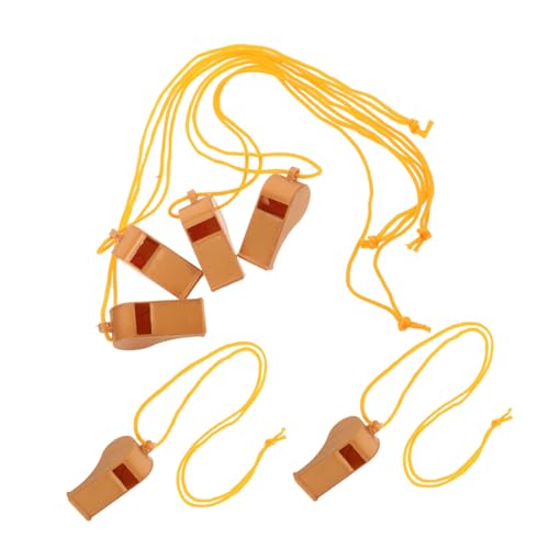 Yardwe 6Stücke Partypfeifen für Vielseitige Kunststoffpfeifen mit Lanyard Laut und Deutlich für Sport Karneval Spiele und Versammlungen Benutzerfreundliches Design von Yardwe