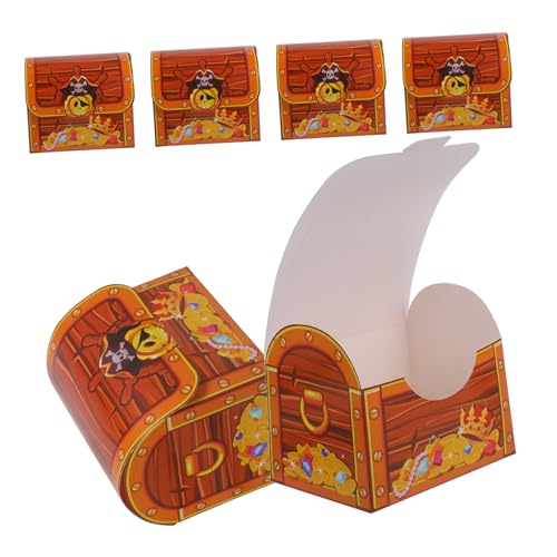 Yardwe 6Stücke Piraten für Kindergeburtstag Wiederverwendbare Süßigkeiten Geschenkboxen für Halloween Party Pralinenschachtel für Leckereien und Kleine Yardwe 6Stücke Piraten für Kindergeburtstag Wiederverwendbare Süßigkeiten Geschenkboxen für Halloween Party Pralinenschachtel für Leckereien und Kleine von Yardwe