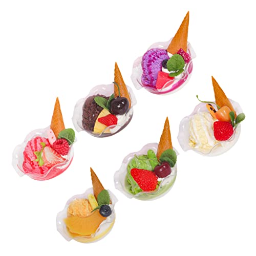Yardwe 6Stücke Realistische Künstliche Desserttassen Eiscreme Und Cupcake Modell Für Hochzeitsdekoration Fake Food Requisiten Für Partys Und Events Mischfarben Yardwe 6Stücke Realistische Künstliche Desserttassen Eiscreme Und Cupcake Modell Für Hochzeitsdekoration Fake Food Requisiten Für Partys Und Events Mischfarben von Yardwe