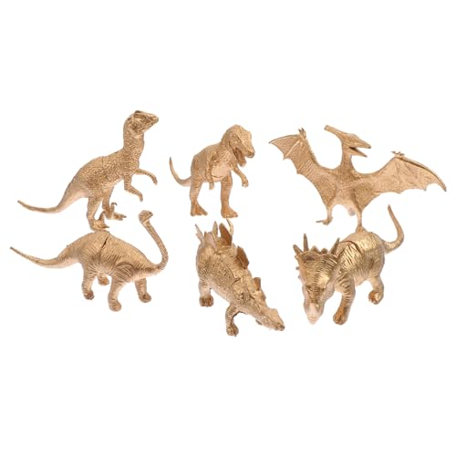 Yardwe 6Stücke Simulierte Dinosaurier Goldene Dinosaurier Figuren Für Party Dekorationen Und Heimdekoration Zufällige Designs Yardwe 6Stücke Simulierte Dinosaurier Goldene Dinosaurier Figuren Für Party Dekorationen Und Heimdekoration Zufällige Designs von Yardwe