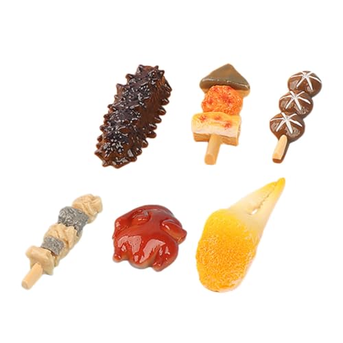 Yardwe 6Stücke Snackmodelle Realistische Harz Snacks Für Spielküche Fotorequisiten Und Dekoration Buntem Stil Yardwe 6Stücke Snackmodelle Realistische Harz Snacks Für Spielküche Fotorequisiten Und Dekoration Buntem Stil von Yardwe
