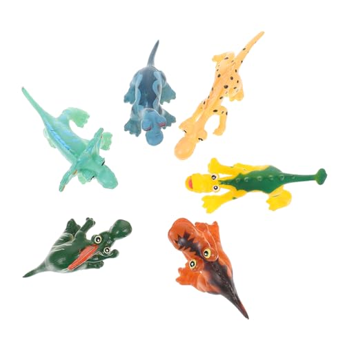 Yardwe 6Stücke Teiliges Dinosaurier Modell Kreatives Lernspielzeug für Pädagogisches Simulationsspielzeug Kognitiven Fähigkeiten für Geburtstagsfeiern von Yardwe