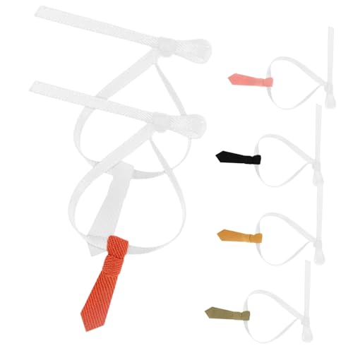 Yardwe 6Stücke Teiliges Puppen Krawatten Krawatten für Puppen Sicheres Puppenzubehör für Kreative Puppen Outfits und Vielseitige Stylings von Yardwe
