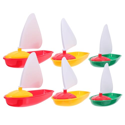 Yardwe 6Stücke Wasserpark Segelboote Buntes Strandspielzeug für Schwimmbad Strand und Seaside Spaß Langlebig und Praktisch für Endlosen Wasserspaß Yardwe 6Stücke Wasserpark Segelboote Buntes Strandspielzeug für Schwimmbad Strand und Seaside Spaß Langlebig und Praktisch für Endlosen Wasserspaß von Yardwe