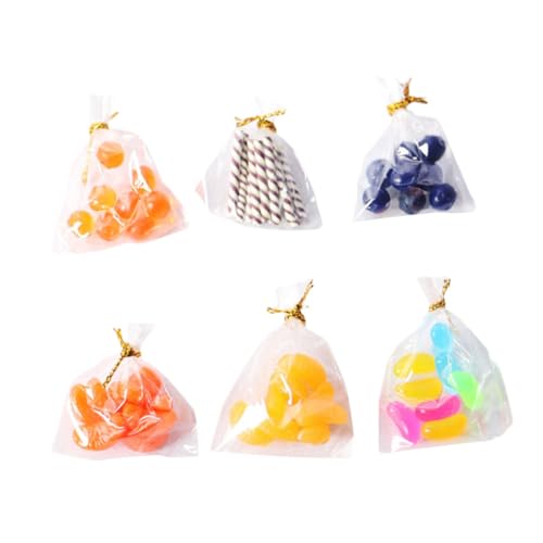 Yardwe 6Taschen Lebensmittel Pack Mini Taschen Essen Für Puppenhaus Dekoration Kumquat Und Süßigkeiten Für Miniaturmodelle Und Fotostützen Yardwe 6Taschen Lebensmittel Pack Mini Taschen Essen Für Puppenhaus Dekoration Kumquat Und Süßigkeiten Für Miniaturmodelle Und Fotostützen von Yardwe