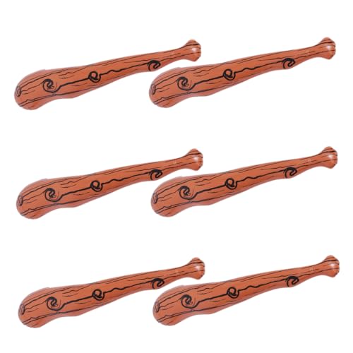 Yardwe 6pcs Aufblasbare Stick Aufblasbare Baseballschläger Blowing Jubel Urlaub Party Jubeln Spielzeug Baseballparty Gefälligkeiten Für Kinder Erwachsene (90 cm) von Yardwe