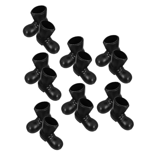 Yardwe 7 Paare Weihnachts Stiefel Modell Mini-Weihnachtsstiefel Die Spielzeugstiefel Cute Decoration weihnachtsmann Schuhe Miniatur-Stiefeletten Mini-Weihnachtsmann-Stiefel Plastik Black Yardwe 7 Paare Weihnachts Stiefel Modell Mini-Weihnachtsstiefel Die Spielzeugstiefel Cute Decoration weihnachtsmann Schuhe Miniatur-Stiefeletten Mini-Weihnachtsmann-Stiefel Plastik Black von Yardwe