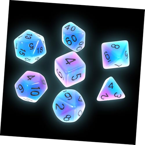 Yardwe 7 Stück Lustige Würfelspiel-Requisiten Kreative Spielwürfel Requisiten Für Brettspiele Polyedrische Würfel Brettspiel Würfel Spiel Requisiten Würfel Tragbare Spielwürfel Harz Blau Yardwe 7 Stück Lustige Würfelspiel-Requisiten Kreative Spielwürfel Requisiten Für Brettspiele Polyedrische Würfel Brettspiel Würfel Spiel Requisiten Würfel Tragbare Spielwürfel Harz Blau von Yardwe