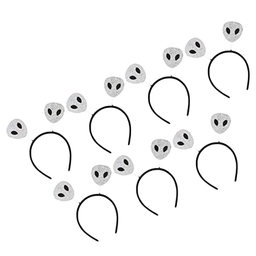 Yardwe 7 Stück Teiliges Halloween Pailletten Haarband Passende Stirnbänder mit Blumendesign Festlicher Kopfschmuck für Erwachsene für Halloween Party und Fotosession von Yardwe
