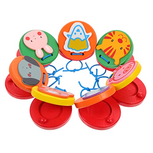 Yardwe 7 Stück Teiliges Tier Castanet für Frühkindliche Musikbildung mit Niedlichem Design für Kleinkinder Fördert Musikalisches Bewusstsein und Interaktive Spielmomente Yardwe 7 Stück Teiliges Tier Castanet für Frühkindliche Musikbildung mit Niedlichem Design für Kleinkinder Fördert Musikalisches Bewusstsein und Interaktive Spielmomente von Yardwe