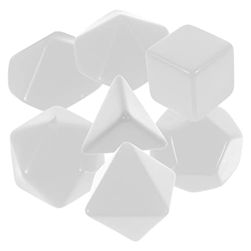 Yardwe 7 Stück Würfel Gesetzt Polyedrische Würfel Lernwürfel Taschenstoffe Lernen Brettspiele Würfel Klare Würfel Leere Würfel Partywürfel Mehrseitige Würfel Plastik Weiß Yardwe 7 Stück Würfel Gesetzt Polyedrische Würfel Lernwürfel Taschenstoffe Lernen Brettspiele Würfel Klare Würfel Leere Würfel Partywürfel Mehrseitige Würfel Plastik Weiß von Yardwe