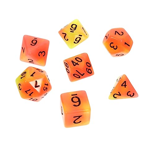 Yardwe 7 Stück polyedrische Würfel lustige Würfelspiel-Requisiten kreative Spielwürfel leuchtende Würfel Gaming-Würfel-Requisiten Spiel kleine Würfel Partywürfel Harz Grün Yardwe 7 Stück polyedrische Würfel lustige Würfelspiel-Requisiten kreative Spielwürfel leuchtende Würfel Gaming-Würfel-Requisiten Spiel kleine Würfel Partywürfel Harz Grün von Yardwe