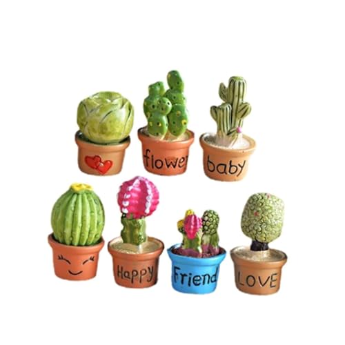 Yardwe 7 Teiliges Topfpflanzen Zubehör Bonsai Künstliches Süßer Garten Gefälschte Kleine Topfpflanze Miniatur Für Drinnen Und Draußen Kleine Kunstpflanze Mini Szene von Yardwe