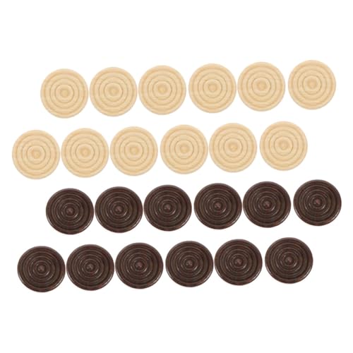 Yardwe 72 Stück Hölzerne Schachstücke Dame Schachbrett zubehör Brettspielzubehör Schachbrett Schach für Brettspiel Yardwe 72 Stück Hölzerne Schachstücke Dame Schachbrett zubehör Brettspielzubehör Schachbrett Schach für Brettspiel von Yardwe