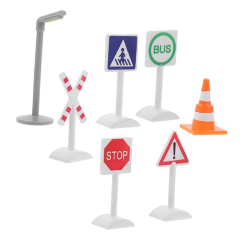 Yardwe 7Stücke Teiliges Verkehrsschilder Spielset für Mini Ampeln und Straßenschilder für Modelleisenbahnen und Authentisches Fördert Feinmotorik und Familieninteraktion Yardwe 7Stücke Teiliges Verkehrsschilder Spielset für Mini Ampeln und Straßenschilder für Modelleisenbahnen und Authentisches Fördert Feinmotorik und Familieninteraktion von Yardwe