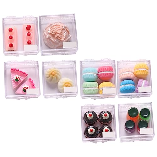 Yardwe Miniatur Dessert 8 Stück für Puppenhaus Künstliches Lebensmittel Kreatives Rollenspiel Spielzeug Realistische Kleiner Kuchenmodelle Dekorationszubehör für Kleiner Haus Yardwe Miniatur Dessert 8 Stück für Puppenhaus Künstliches Lebensmittel Kreatives Rollenspiel Spielzeug Realistische Kleiner Kuchenmodelle Dekorationszubehör für Kleiner Haus von Yardwe