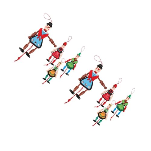 Yardwe 8 Stck Teiliges Set Holzpuppen mit Beweglichen Händen und Füßen Kreative Hängende Marionetten Spielzeuge für Eltern Junge Mädchen Interaktion Stilvolle Holzfiguren als Yardwe 8 Stck Teiliges Set Holzpuppen mit Beweglichen Händen und Füßen Kreative Hängende Marionetten Spielzeuge für Eltern Junge Mädchen Interaktion Stilvolle Holzfiguren als von Yardwe