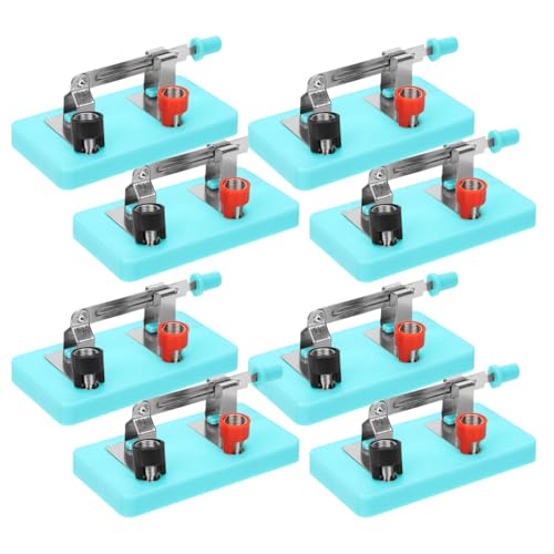 Yardwe 8 Stück Einpolige Schalter für Physik Experimente Kompakte Elektrische Schalter für Laborgeräte für Wissenschaftliche Experimente und Bildungszwecke Yardwe 8 Stück Einpolige Schalter für Physik Experimente Kompakte Elektrische Schalter für Laborgeräte für Wissenschaftliche Experimente und Bildungszwecke von Yardwe