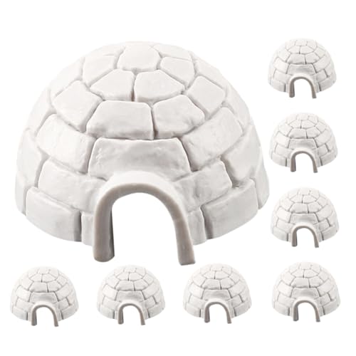 Yardwe 8 Stück Iglu-Modell Mini-Modell Weihnachtspuppenhaus-miniaturen Miniaturfigur Iglu-Figur Simulation Miniaturen Für Den Feengarten Figuren Für Kleinkinder Wohnkultur Weiß Harz Yardwe 8 Stück Iglu-Modell Mini-Modell Weihnachtspuppenhaus-miniaturen Miniaturfigur Iglu-Figur Simulation Miniaturen Für Den Feengarten Figuren Für Kleinkinder Wohnkultur Weiß Harz von Yardwe