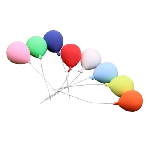 Yardwe 8 Stück Puppenhausmöbel Mini-Ballon-verzierung Luftballons Modelle Exquisite Miniaturballons Zarte Miniballons Ballons Entzückende Miniballons Ballonverzierungen Ton Yardwe 8 Stück Puppenhausmöbel Mini-Ballon-verzierung Luftballons Modelle Exquisite Miniaturballons Zarte Miniballons Ballons Entzückende Miniballons Ballonverzierungen Ton von Yardwe