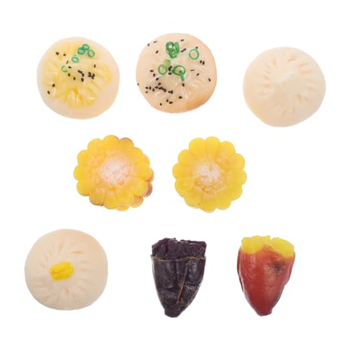 Yardwe 8 Stück Simulation Lebensmittelmodell Dim-Sum- Miniaturen, Figuren, Essen Gefälschte Maiskolben Gefälschter Mais Frühstück, Spielessen Gefälschtes Gebäck PVC Yardwe 8 Stück Simulation Lebensmittelmodell Dim-Sum- Miniaturen, Figuren, Essen Gefälschte Maiskolben Gefälschter Mais Frühstück, Spielessen Gefälschtes Gebäck PVC von Yardwe