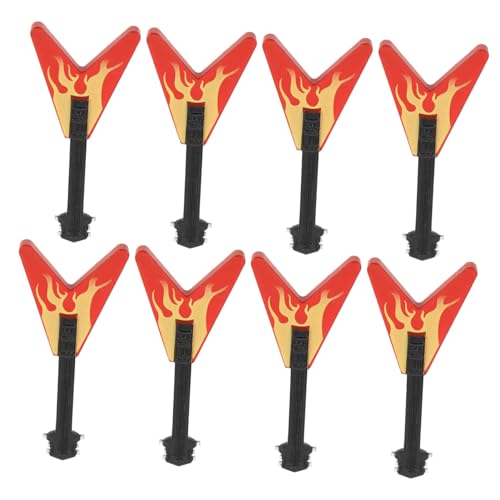 Yardwe 8 Stück Simuliertes Gitarrenmodell Mini-musikinstrumentenmodelle Mini-gitarrenhandwerk Musikinstrumente- Miniatur-Gitarren- Instrumentenanzeige Modell Gitarre Plastik von Yardwe