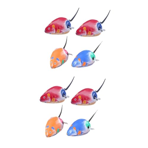 Yardwe 8 Stück Teiliges Aufziehmaus Mechanisches Wind Up Uhrwerkspielzeug Farbige Cartoon Mäuse für Junge Mädchen Kleinkinder und Vorschulkinder Motorik und Eltern Junge Zufällige Farbe Yardwe 8 Stück Teiliges Aufziehmaus Mechanisches Wind Up Uhrwerkspielzeug Farbige Cartoon Mäuse für Junge Mädchen Kleinkinder und Vorschulkinder Motorik und Eltern Junge Zufällige Farbe von Yardwe