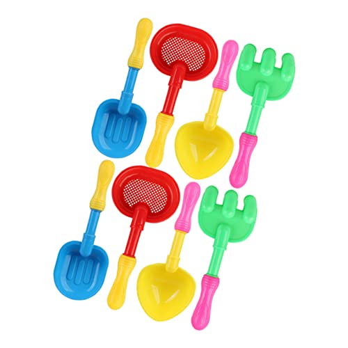 Yardwe 8 Stück Teiliges Bunter Sandschaufeln für Tragbare Kunststoffspielzeuge für Strand und Sandkasten für Kreatives und Zufällige Farbe Zufällige Farbe von Yardwe