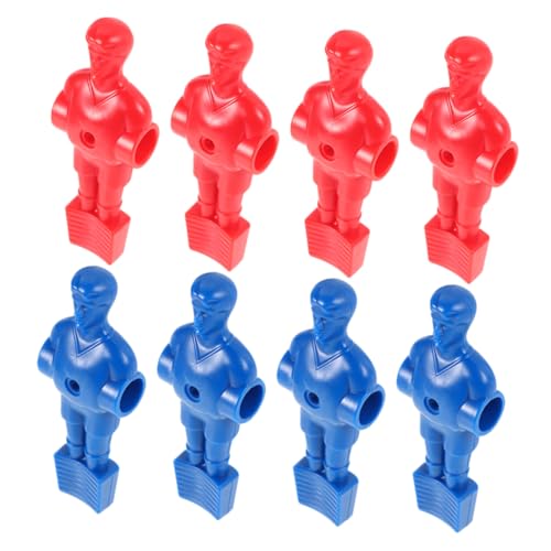 Yardwe 8 Stück Teiliges Foosball Spieler Set Robuste Tischfußball Figuren für Verbessertes Spielerlebnis für Büro und Zuhause mit Tragbarem Design und Realistischen Armfiguren von Yardwe
