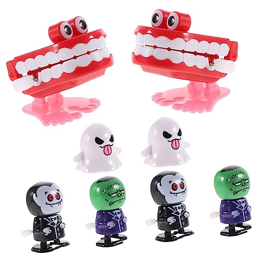 Yardwe 8 Stück Teiliges Halloween Aufziehspielzeug Lustige und Bunte Figuren für Partys Deko und Mitgebsel für Kindergeburtstage und Halloween Feiern von Yardwe