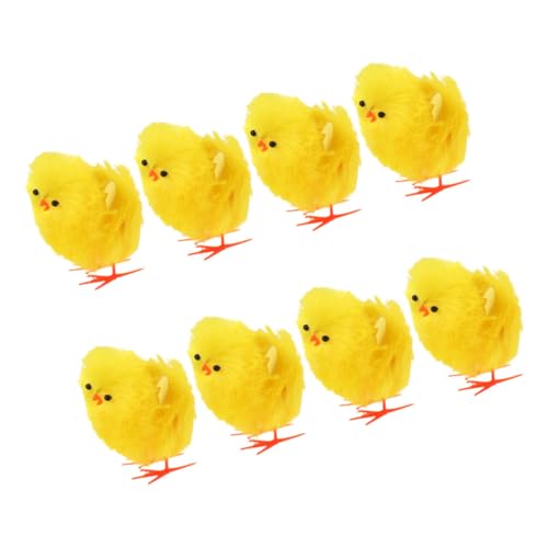 Yardwe 8 Stück Teiliges Mini Küken Set Plüsch Huhn Figuren Hohe Flauschige Osterdeko für Wohnzimmer Balkon Schlafzimmer Weiches Kuscheltier Plüsch für Festliche Osteratmosphäre Yardwe 8 Stück Teiliges Mini Küken Set Plüsch Huhn Figuren Hohe Flauschige Osterdeko für Wohnzimmer Balkon Schlafzimmer Weiches Kuscheltier Plüsch für Festliche Osteratmosphäre von Yardwe