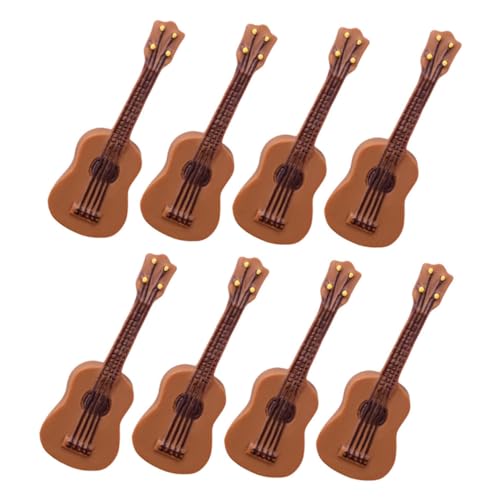 Yardwe 8 Stück Teiliges Miniatur gitarrenmodell aus Robustem Harz Kreative Puppenhaus Dekoration Detailreiche Musikinstrument replik Kompakt und Langlebig für Fotoaufnahmen und Yardwe 8 Stück Teiliges Miniatur gitarrenmodell aus Robustem Harz Kreative Puppenhaus Dekoration Detailreiche Musikinstrument replik Kompakt und Langlebig für Fotoaufnahmen und von Yardwe