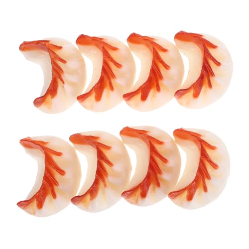 Yardwe 8 Stück Teiliges PVC-Dumpling-Modell Realistische Gefälschte Teigtaschen Vielseitige Dekoration für Küche Frühstücksladen Langlebige und Pflegeleichte Food-attrappen Yardwe 8 Stück Teiliges PVC-Dumpling-Modell Realistische Gefälschte Teigtaschen Vielseitige Dekoration für Küche Frühstücksladen Langlebige und Pflegeleichte Food-attrappen von Yardwe