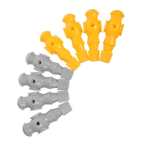 Yardwe 8 Stück Teiliges Tischfußball Spielerfiguren Stabile Foosball Figuren aus Robustem Material Einfache Montage Kompatibel mit Modell für Indoor Unterhaltung Wettkampfspiele von Yardwe
