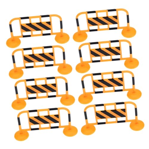 Yardwe 8 Stück Verkehrszeichen Mini-verkehrsbarriere Barrikade Für Auffahrt Szene Miniatur-verkehrszeichen- Miniatur-zaunspielzeug Harz Orange Yardwe 8 Stück Verkehrszeichen Mini-verkehrsbarriere Barrikade Für Auffahrt Szene Miniatur-verkehrszeichen- Miniatur-zaunspielzeug Harz Orange von Yardwe