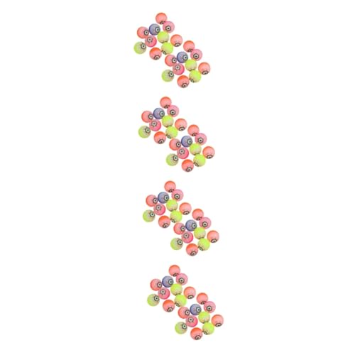 Yardwe 80 Stck Teiliges Halloween Hüpfball Gruselige Augen Bouncy Balls Bunte Springbälle für Halloween Party Deko von Yardwe