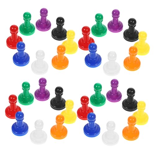Yardwe 80 Stück Kleine Schachfiguren für Brettspiele Vielseitige Tischspielkomponenten für Partys und Spieleabende von Yardwe