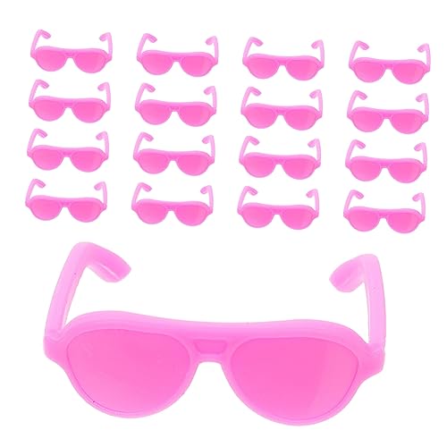 Yardwe 80 Stück Mini Sonnenbrillen für Puppen Rosa Accessoires für Puppenoutfits und DIY Dekoration für Fotografie Yardwe 80 Stück Mini Sonnenbrillen für Puppen Rosa Accessoires für Puppenoutfits und DIY Dekoration für Fotografie von Yardwe