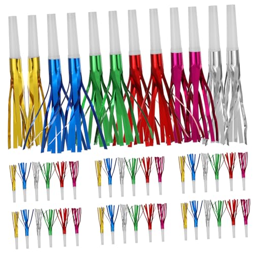 Yardwe 8Packungen Partygebläse aus Bunte Blashörner für Erwachsene Robust und Tragbar für Geburtstagsfeiern und Neujahrspartys Lustiger Sound für Fest Yardwe 8Packungen Partygebläse aus Bunte Blashörner für Erwachsene Robust und Tragbar für Geburtstagsfeiern und Neujahrspartys Lustiger Sound für Fest von Yardwe
