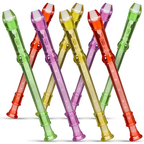Yardwe 8Stücke Klarinette Teiliges Aus Kunststoff Blockflöte Für Anfänger Musikinstrument Handkoordination von Yardwe