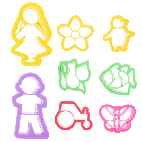 Yardwe 8Stücke Polymer Ausstecher Wiederverwendbare Formen Für DIY Ohrringe Schmuckherstellung Und Kreative Projekte Langlebig Und Praktisch Für Vielseitige Anwendungen von Yardwe